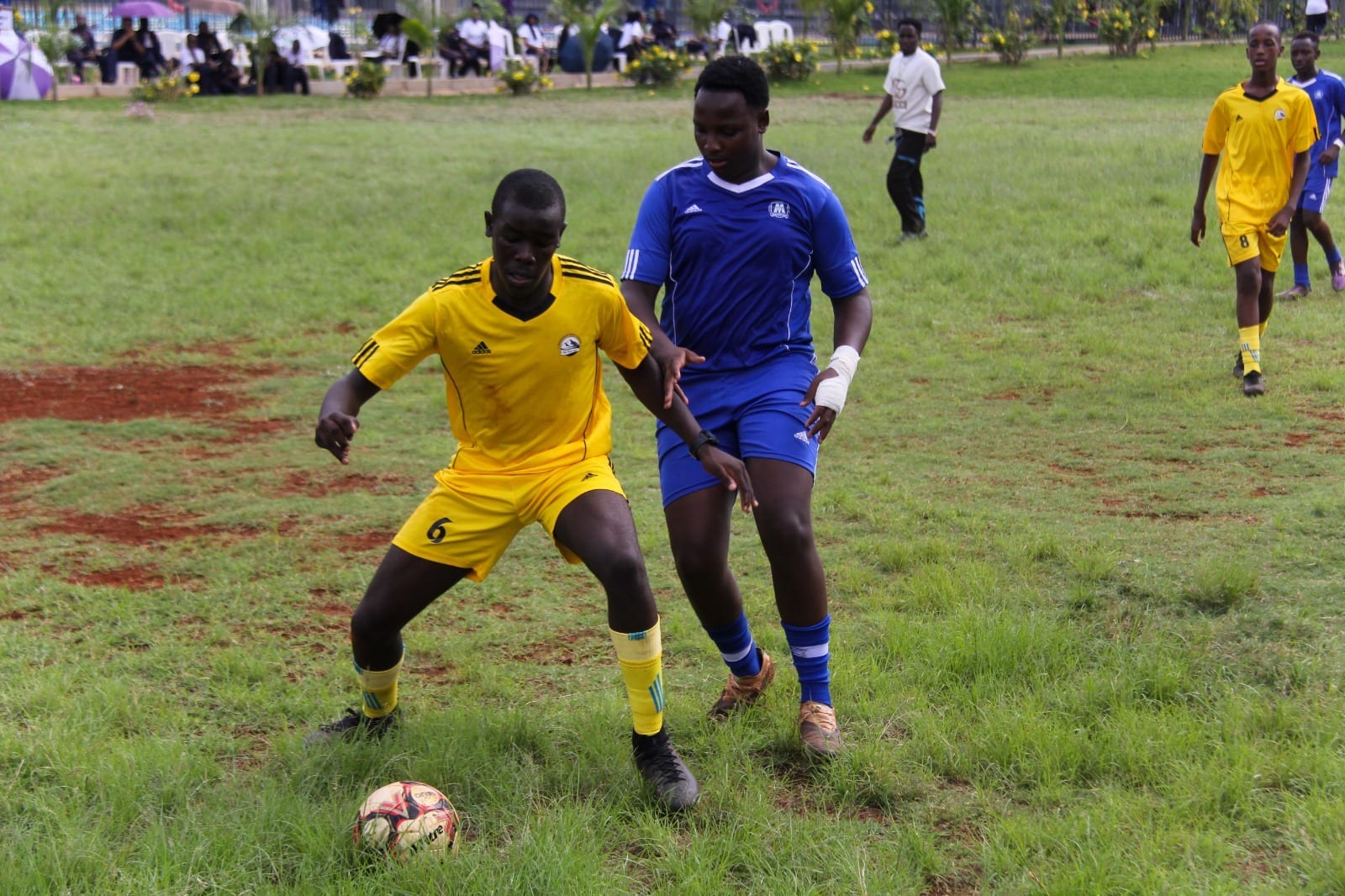 Friendly match action